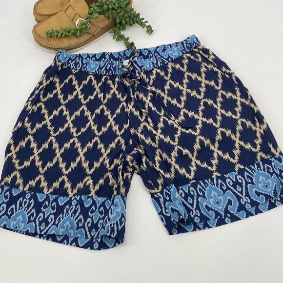 Sundance Cotton Pacifica Drawstring Bermuda Shorts Lightweight Small New - Picture 2 of 11